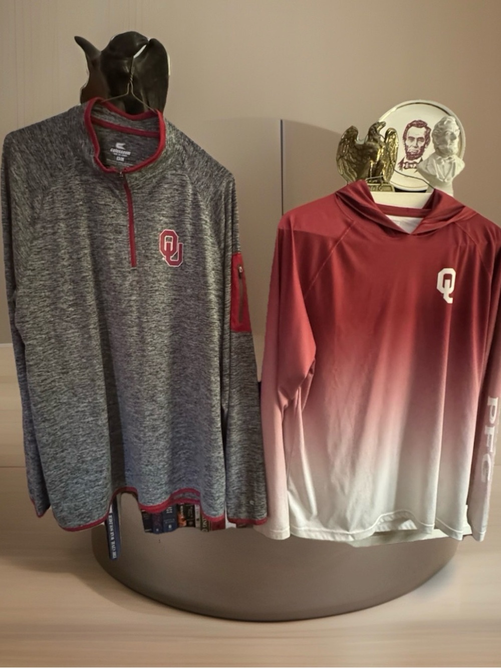 OU Sooners XL Bundle | Columbia Hoodie + Colosseum Quarter Zip #SoonerNation